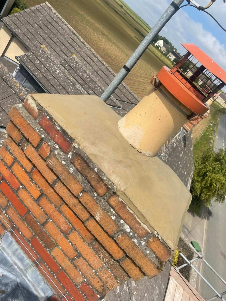New garage roof installation completed