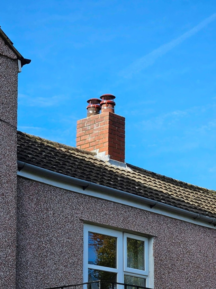 New UPVC fascia and soffit installation in progress